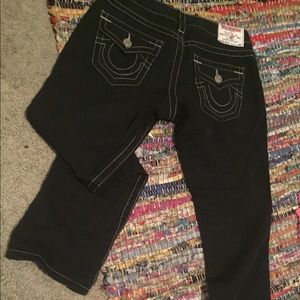 Black true religion pants